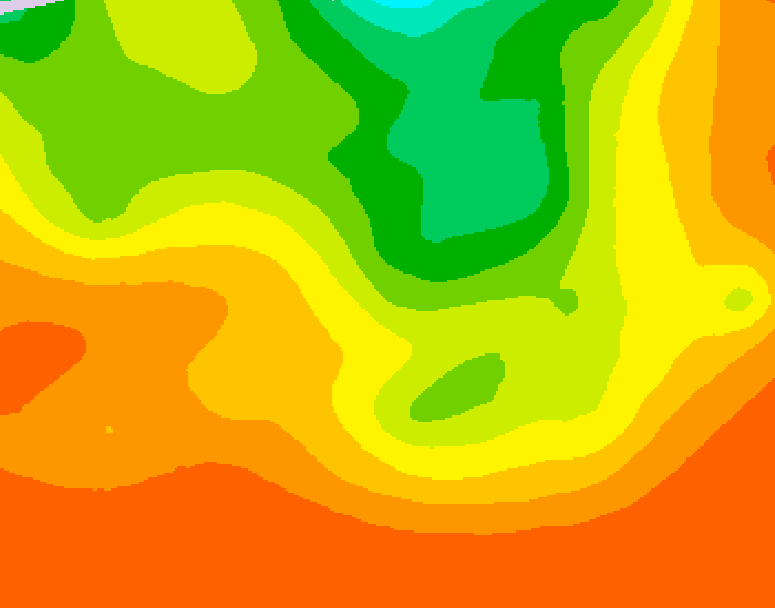 GDPS 500 millibar geopotential height 240 hour forecast chart for Canada based on 2026/07/12 1200Z data