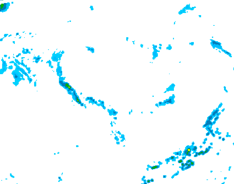GDPS precipitation 180 hour forecast chart for Canada based on 2026/07/12 0000Z data