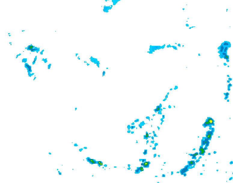 GDPS precipitation 228 hour forecast chart for Canada based on 2026/07/12 0000Z data