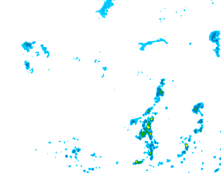 GDPS precipitation 234 hour forecast chart for Canada based on 2026/07/12 0000Z data