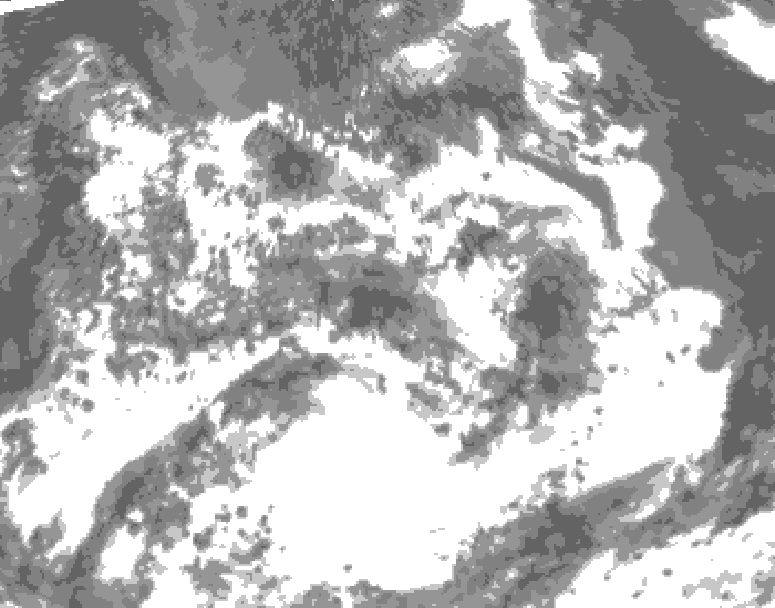 GDPS total cloud 024 hour forecast chart for Canada based on 2026/07/12 0000Z data