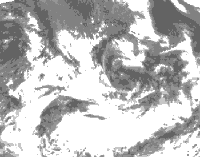 GDPS total cloud 066 hour forecast chart for Canada based on 2026/07/12 0000Z data