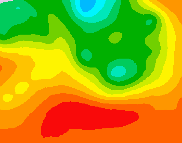 GDPS 500 millibar geopotential height 048 hour forecast chart for Canada based on 2026/07/13 0000Z data