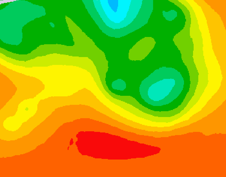 GDPS 500 millibar geopotential height 060 hour forecast chart for Canada based on 2026/07/13 0000Z data