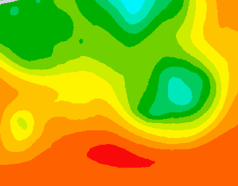 GDPS 500 millibar geopotential height 078 hour forecast chart for Canada based on 2026/07/13 0000Z data