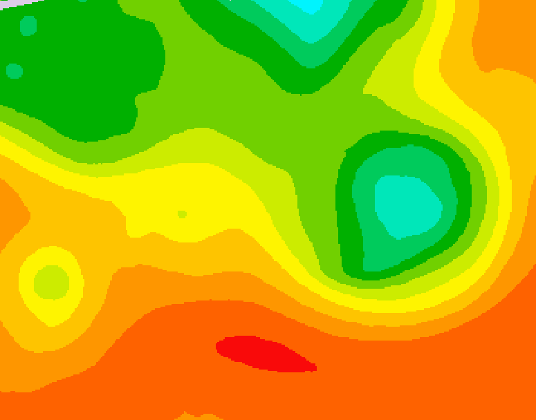 GDPS 500 millibar geopotential height 084 hour forecast chart for Canada based on 2026/07/13 0000Z data