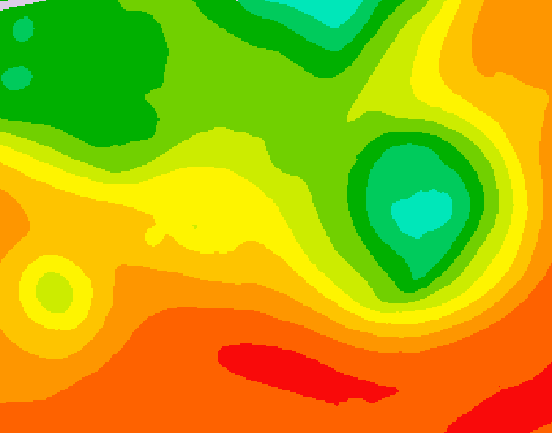 GDPS 500 millibar geopotential height 090 hour forecast chart for Canada based on 2026/07/13 0000Z data