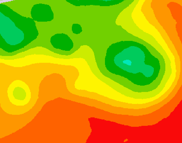 GDPS 500 millibar geopotential height 114 hour forecast chart for Canada based on 2026/07/13 0000Z data