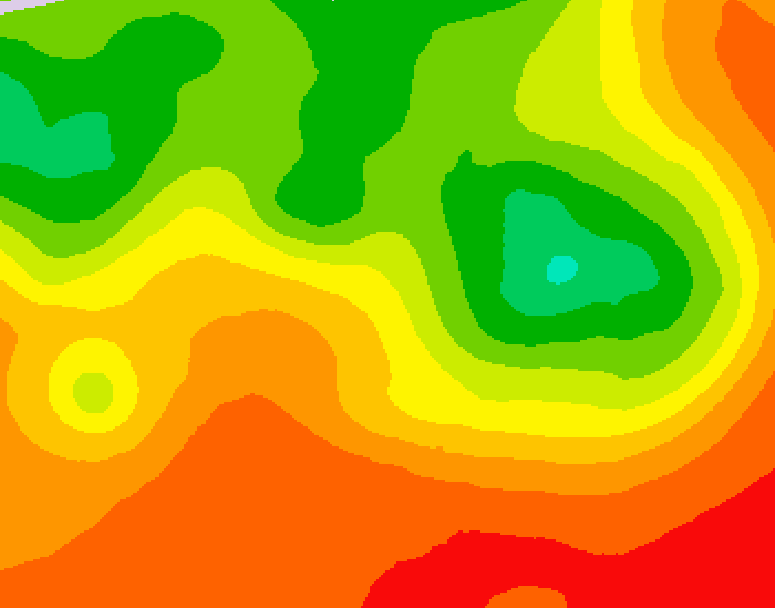 GDPS 500 millibar geopotential height 126 hour forecast chart for Canada based on 2026/07/13 0000Z data