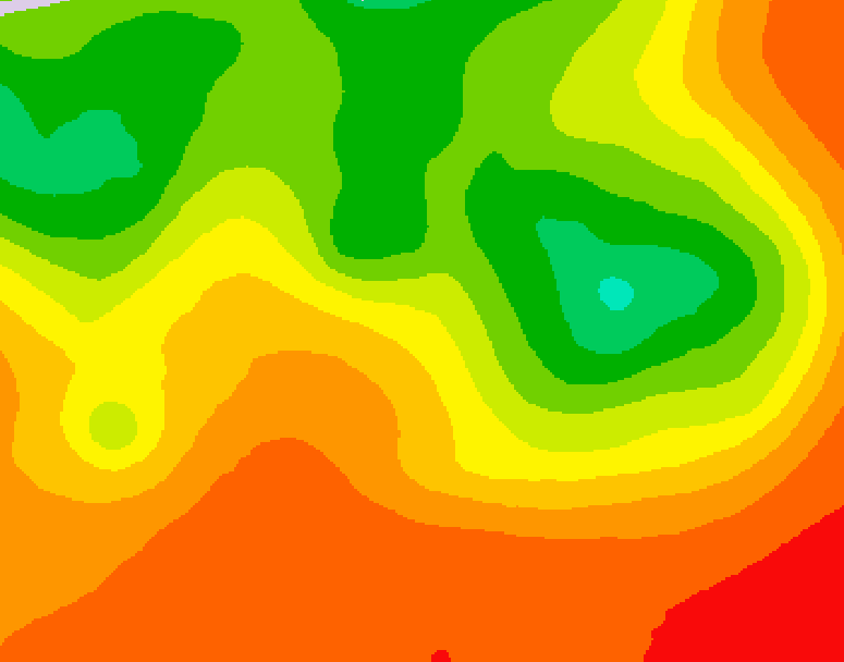 GDPS 500 millibar geopotential height 132 hour forecast chart for Canada based on 2026/07/13 0000Z data