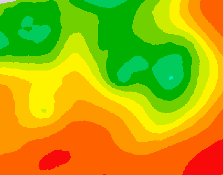 GDPS 500 millibar geopotential height 150 hour forecast chart for Canada based on 2026/07/13 0000Z data