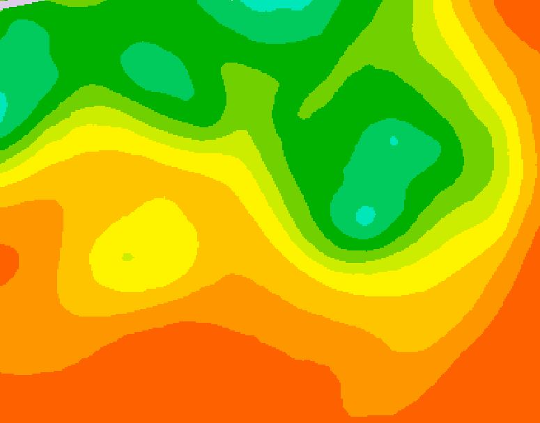 GDPS 500 millibar geopotential height 180 hour forecast chart for Canada based on 2026/07/13 0000Z data