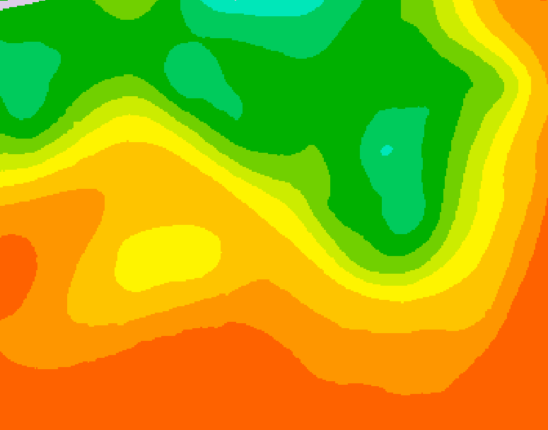 GDPS 500 millibar geopotential height 198 hour forecast chart for Canada based on 2026/07/13 0000Z data