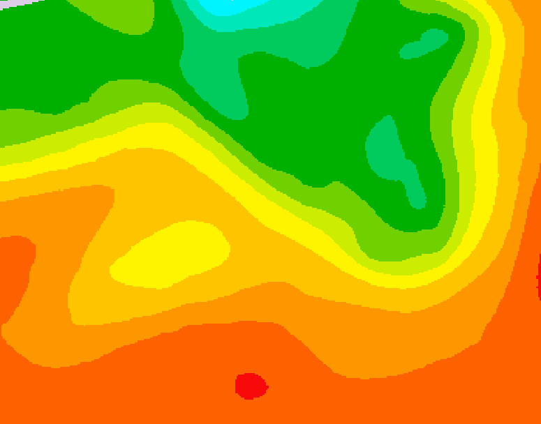 GDPS 500 millibar geopotential height 210 hour forecast chart for Canada based on 2026/07/13 0000Z data