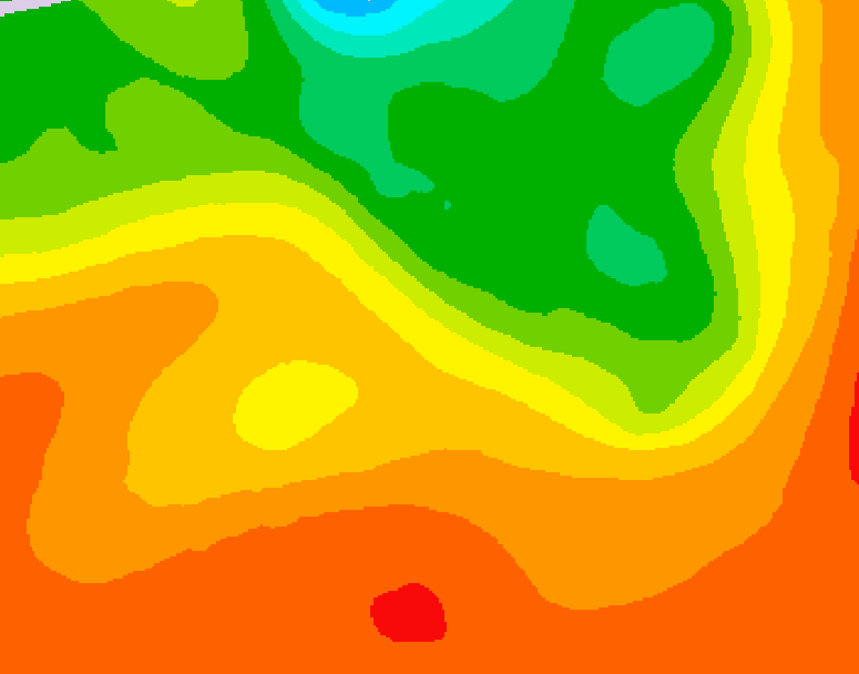 GDPS 500 millibar geopotential height 216 hour forecast chart for Canada based on 2026/07/13 0000Z data