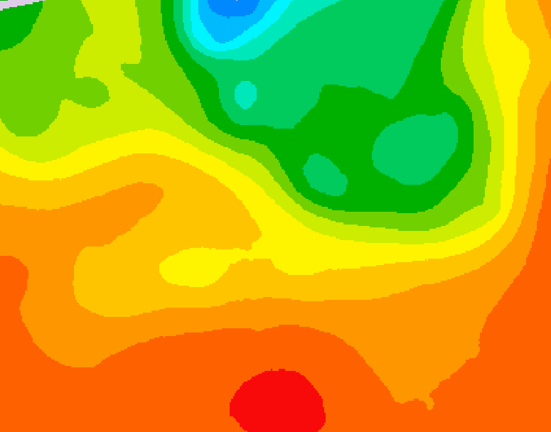 GDPS 500 millibar geopotential height 234 hour forecast chart for Canada based on 2026/07/13 0000Z data
