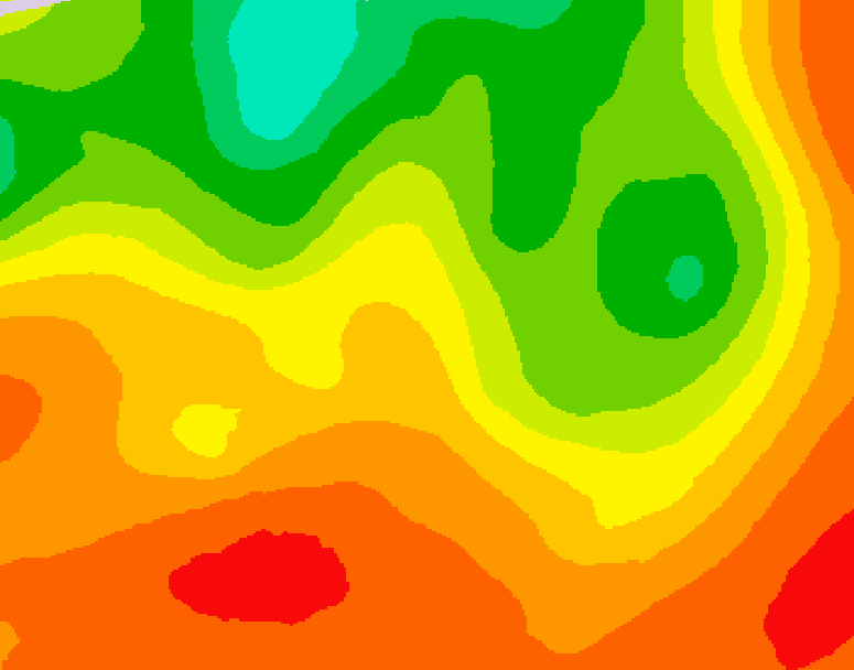 GDPS 500 millibar geopotential height 156 hour forecast chart for Canada based on 2026/07/13 1200Z data