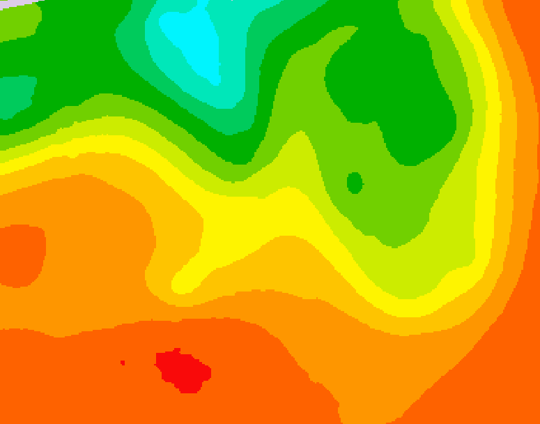 GDPS 500 millibar geopotential height 180 hour forecast chart for Canada based on 2026/07/13 1200Z data