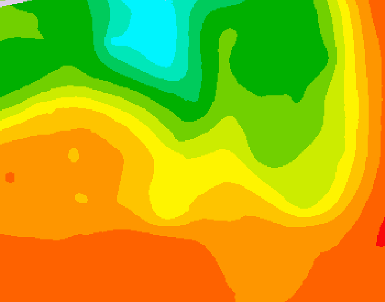 GDPS 500 millibar geopotential height 192 hour forecast chart for Canada based on 2026/07/13 1200Z data