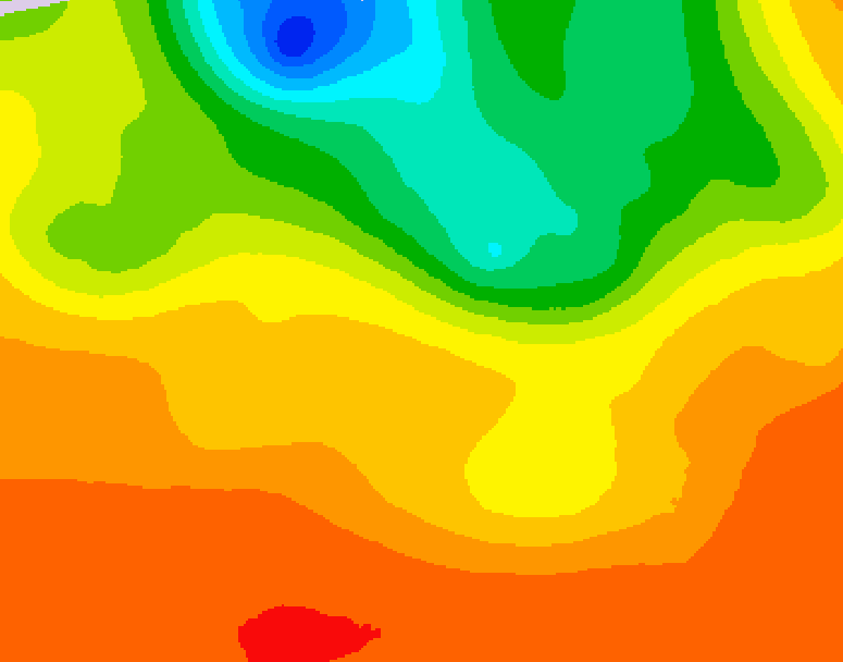 GDPS 500 millibar geopotential height 240 hour forecast chart for Canada based on 2026/07/13 1200Z data