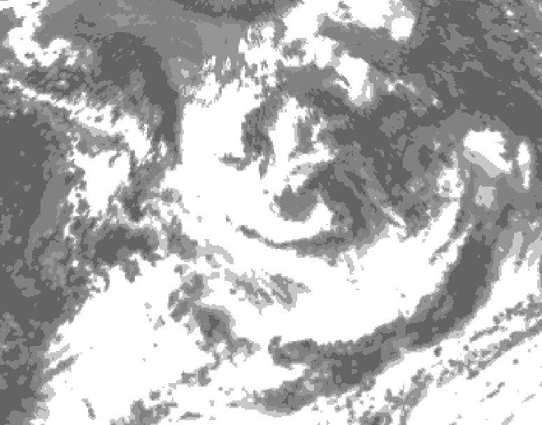 GDPS total cloud 156 hour forecast chart for Canada based on 2026/07/13 0000Z data