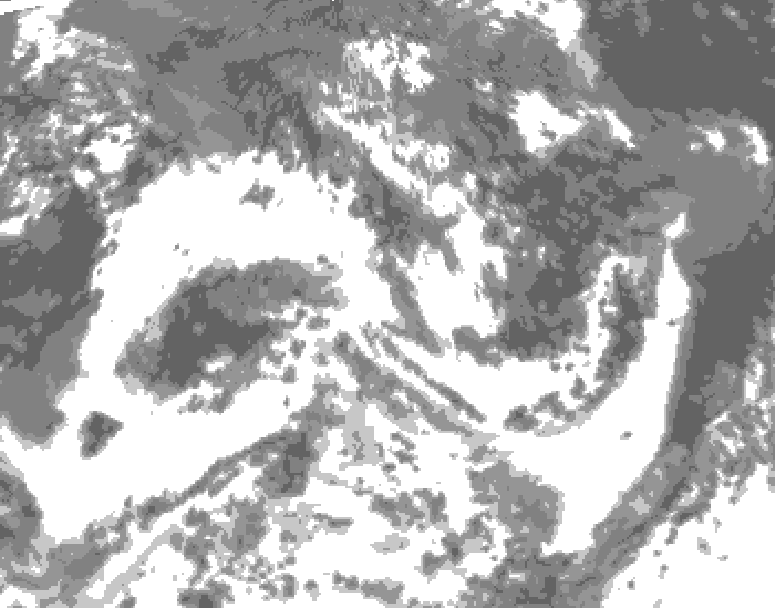 GDPS total cloud 198 hour forecast chart for Canada based on 2026/07/13 0000Z data