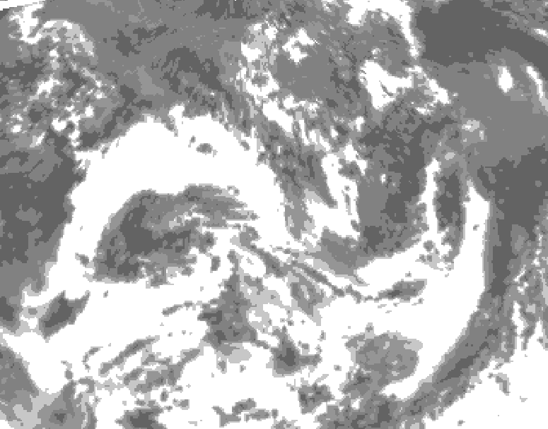 GDPS total cloud 204 hour forecast chart for Canada based on 2026/07/13 0000Z data