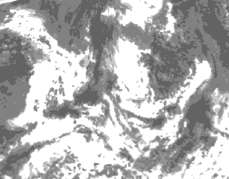 GDPS total cloud 168 hour forecast chart for Canada based on 2026/07/13 1200Z data