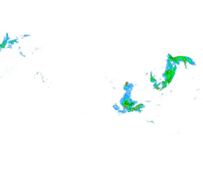 Weather radar data valid at 2026/07/13 07:06 UTC