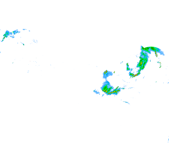 Weather radar data valid at 2026/07/13 07:36 UTC