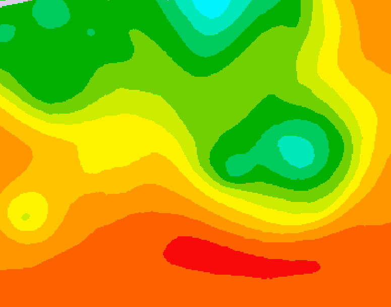 GDPS 500 millibar geopotential height 048 hour forecast chart for Canada based on 2026/07/14 0000Z data