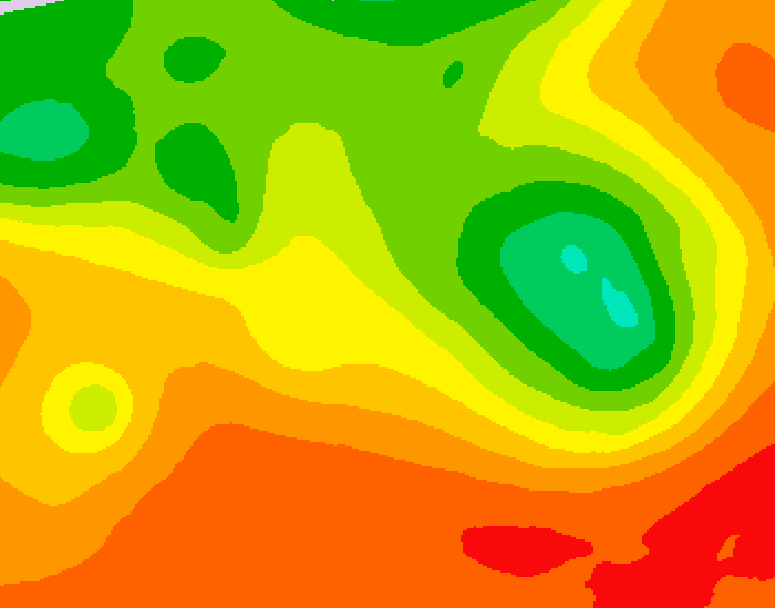 GDPS 500 millibar geopotential height 078 hour forecast chart for Canada based on 2026/07/14 0000Z data