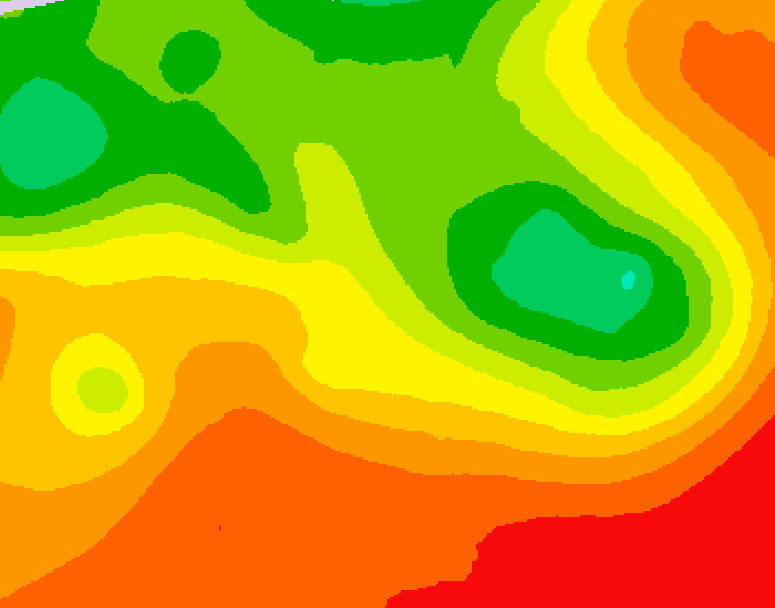 GDPS 500 millibar geopotential height 090 hour forecast chart for Canada based on 2026/07/14 0000Z data