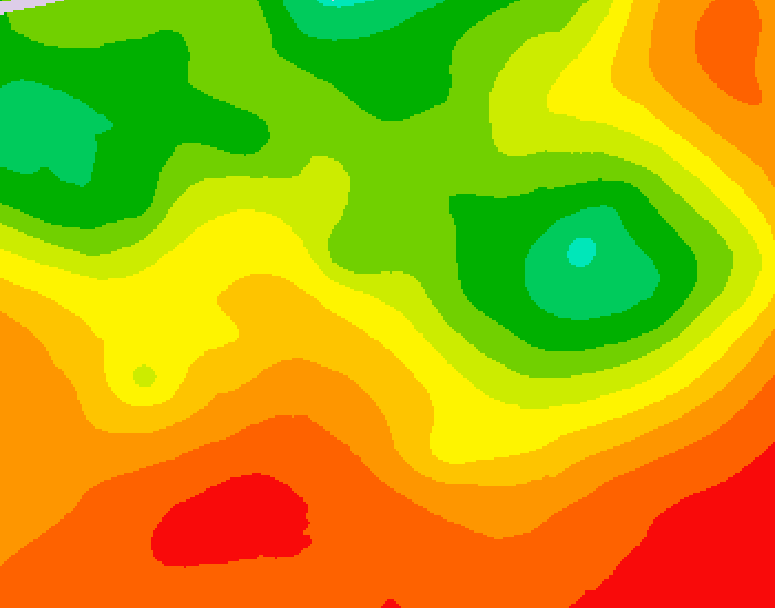 GDPS 500 millibar geopotential height 114 hour forecast chart for Canada based on 2026/07/14 0000Z data