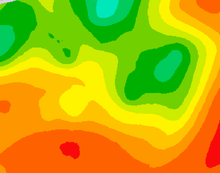 GDPS 500 millibar geopotential height 144 hour forecast chart for Canada based on 2026/07/14 0000Z data