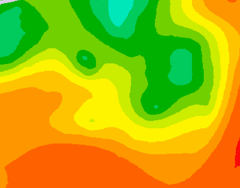 GDPS 500 millibar geopotential height 156 hour forecast chart for Canada based on 2026/07/14 0000Z data