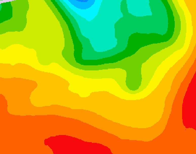 GDPS 500 millibar geopotential height 234 hour forecast chart for Canada based on 2026/07/14 0000Z data