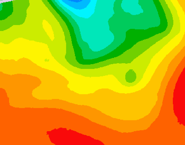 GDPS 500 millibar geopotential height 240 hour forecast chart for Canada based on 2026/07/14 0000Z data