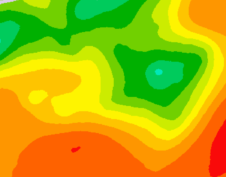 GDPS 500 millibar geopotential height 120 hour forecast chart for Canada based on 2026/07/14 1200Z data