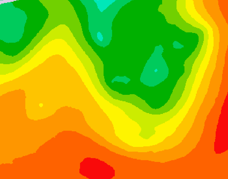 GDPS 500 millibar geopotential height 168 hour forecast chart for Canada based on 2026/07/14 1200Z data