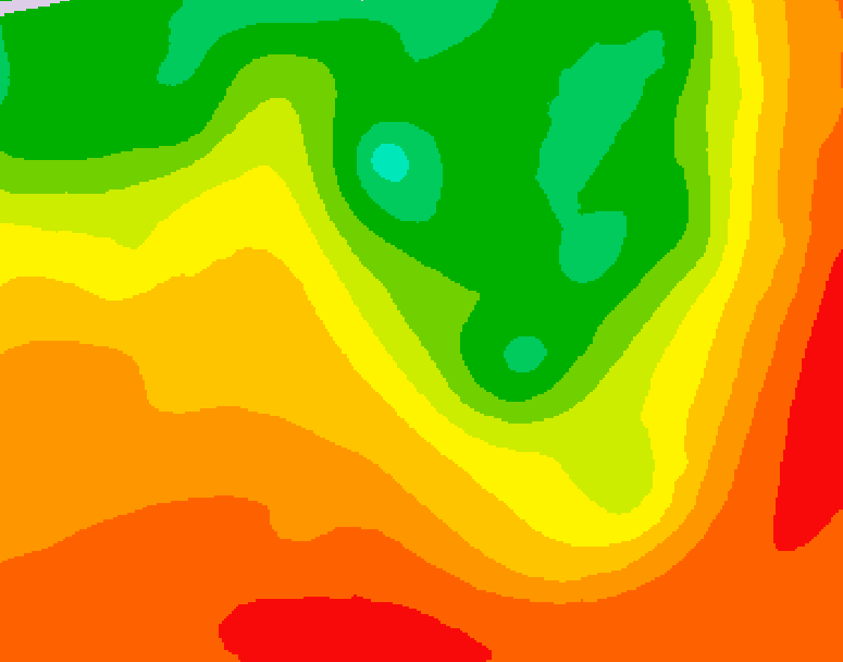 GDPS 500 millibar geopotential height 192 hour forecast chart for Canada based on 2026/07/14 1200Z data