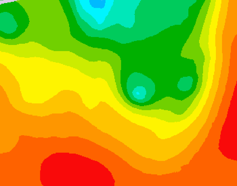 GDPS 500 millibar geopotential height 240 hour forecast chart for Canada based on 2026/07/14 1200Z data