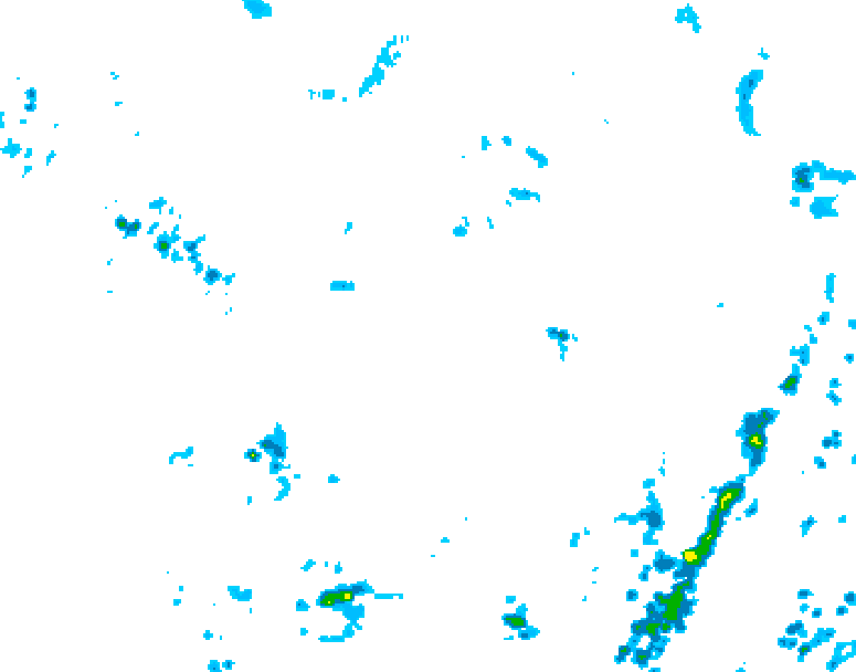 GDPS precipitation 222 hour forecast chart for Canada based on 2026/07/14 0000Z data
