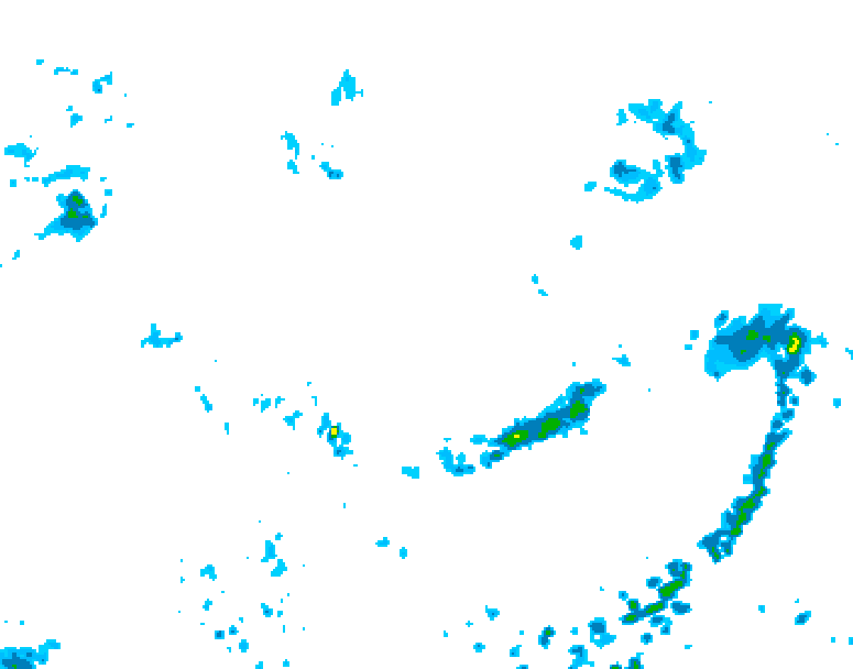 GDPS precipitation 132 hour forecast chart for Canada based on 2026/07/14 1200Z data