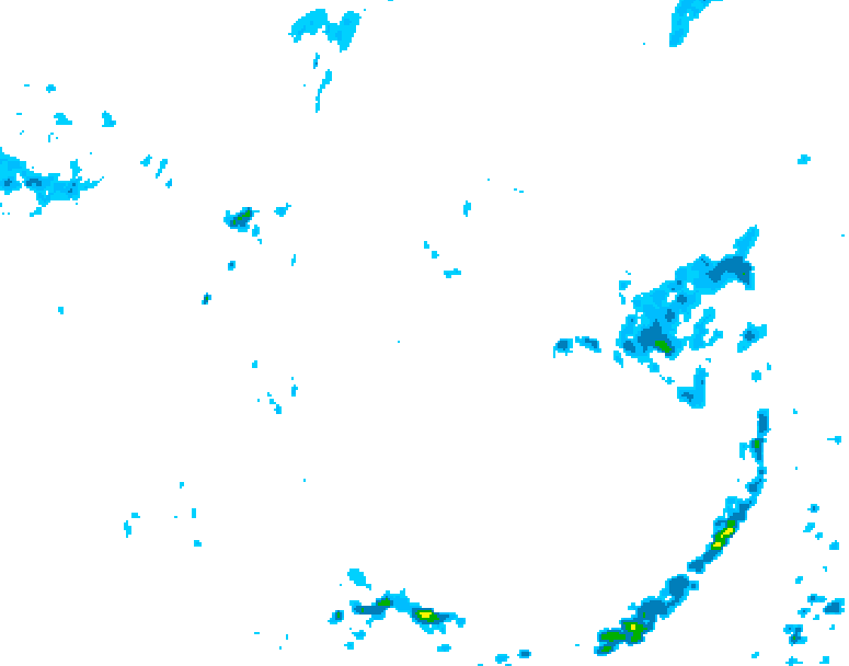 GDPS precipitation 216 hour forecast chart for Canada based on 2026/07/14 1200Z data