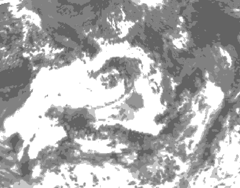 GDPS total cloud 180 hour forecast chart for Canada based on 2026/07/14 0000Z data