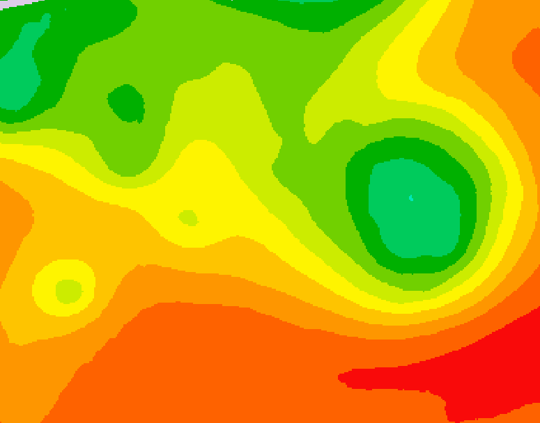 GDPS 500 millibar geopotential height 048 hour forecast chart for Canada based on 2026/07/15 0000Z data