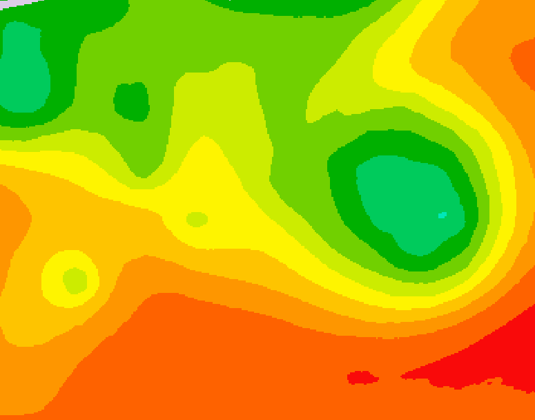 GDPS 500 millibar geopotential height 054 hour forecast chart for Canada based on 2026/07/15 0000Z data