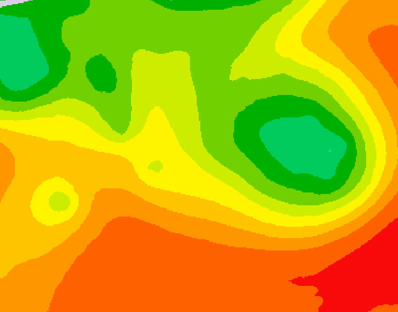 GDPS 500 millibar geopotential height 060 hour forecast chart for Canada based on 2026/07/15 0000Z data