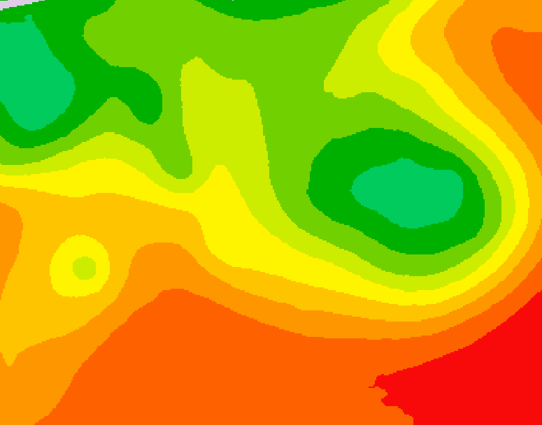 GDPS 500 millibar geopotential height 066 hour forecast chart for Canada based on 2026/07/15 0000Z data